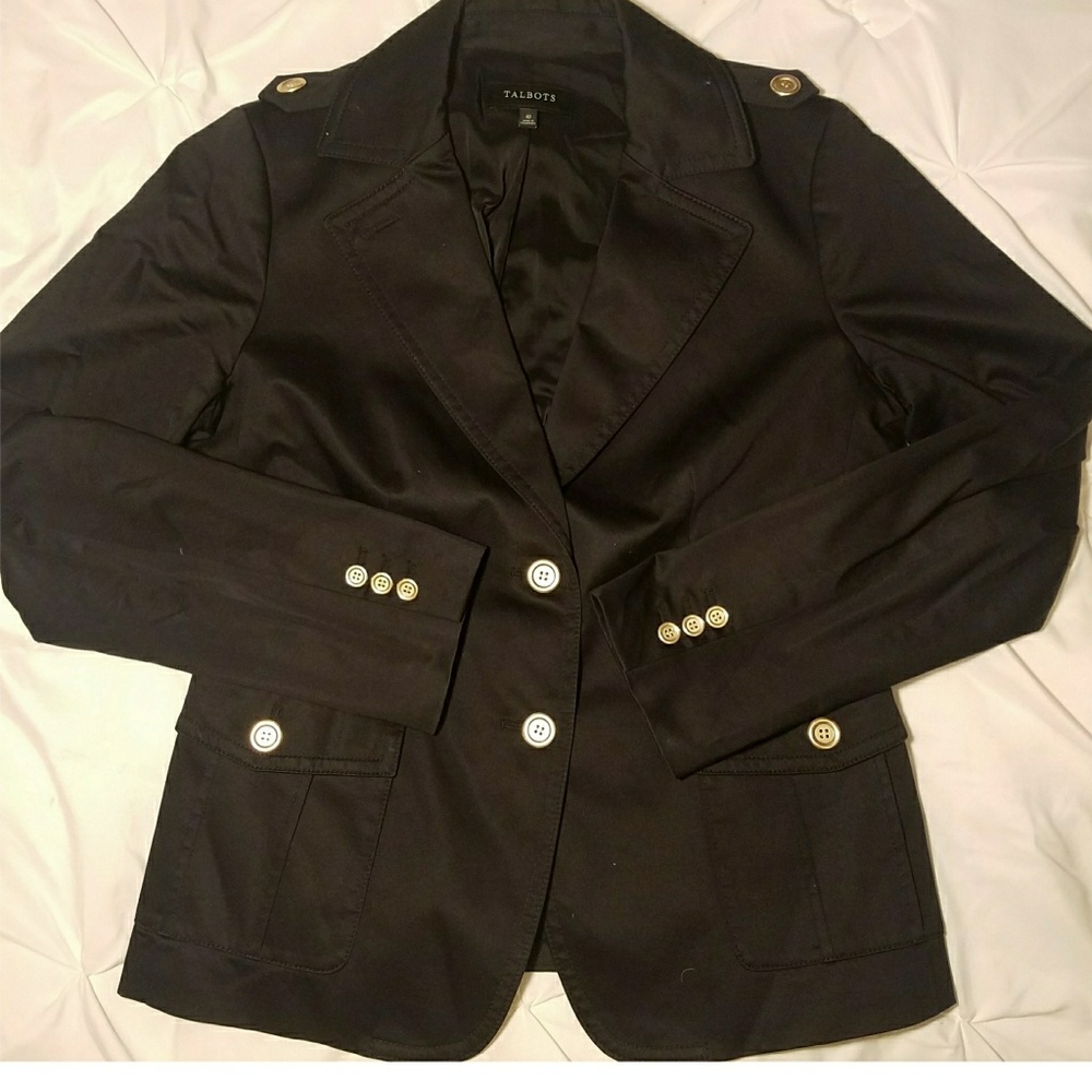 Talbots Military Blazer Size 10
